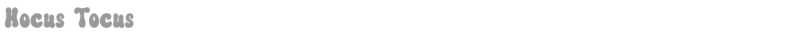 Hocus Tocus font preview